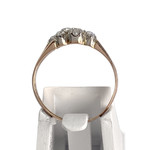 Bague d'occasion 2 ors 750 diamants - vue 3