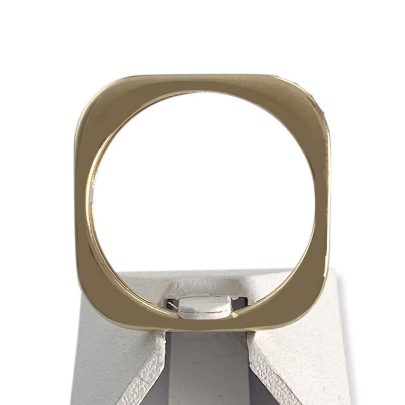 Bague d'occasion GLAMRIA or 585 jaune diamants noirs traités - vue 3