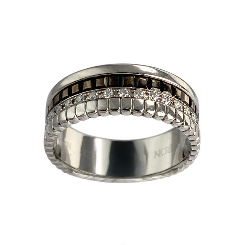 Bague BOUCHERON d'occasion or 750 blanc diamants - vue 1
