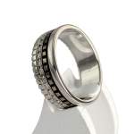 Bague BOUCHERON d'occasion or 750 blanc diamants - vue 2