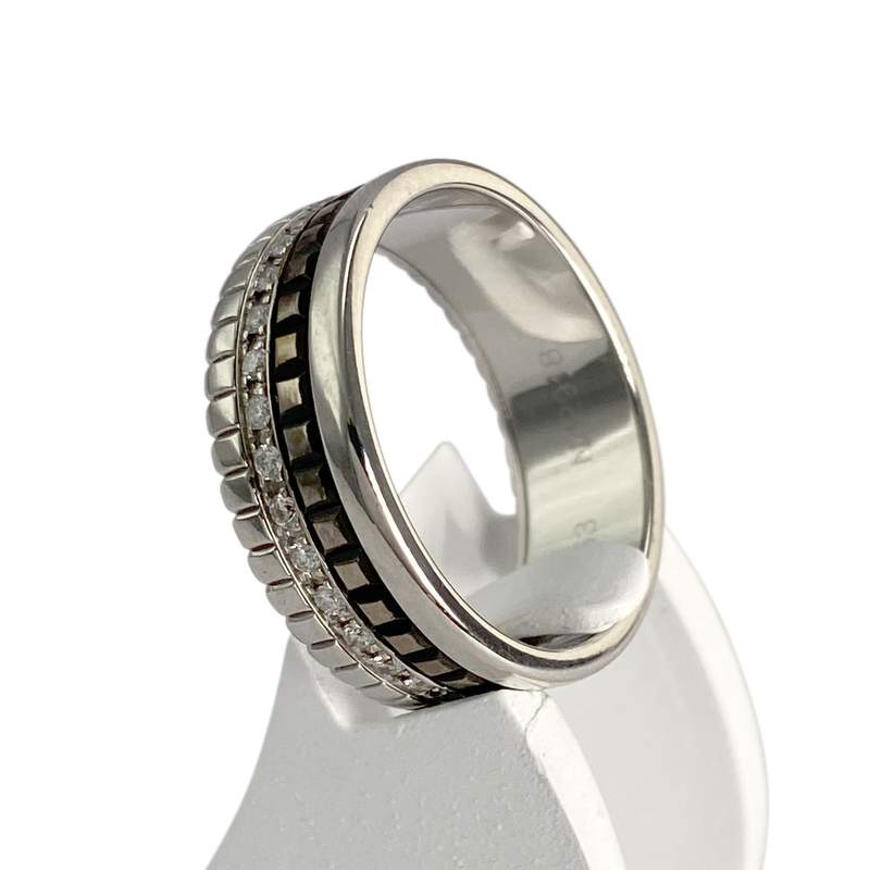 Bague BOUCHERON d'occasion or 750 blanc diamants - vue 2