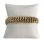 Bracelet d'occasion or 750 jaune maille américaine - vue 1