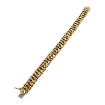 Bracelet d'occasion or 750 jaune maille américaine