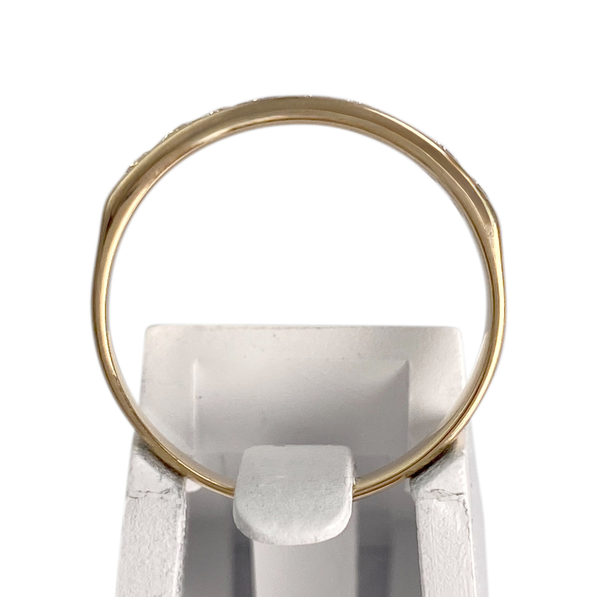 Bague d'occasion or 750 jaune diamants - vue 3