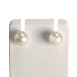 Boucles d'oreilles d'occasion or 750 jaune perles de culture - vue 1