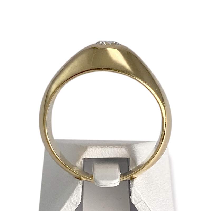 Bague d'occasion or 750 jaune diamant - vue 3