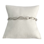 Bracelet d'occasion  or blanc 375 diamants - vue 1