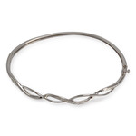 Bracelet d'occasion  or blanc 375 diamants - vue 2
