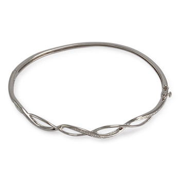 Bracelet d'occasion  or blanc 375 diamants