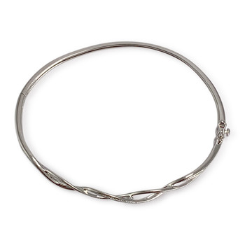 Bracelet d'occasion  or blanc 375 diamants