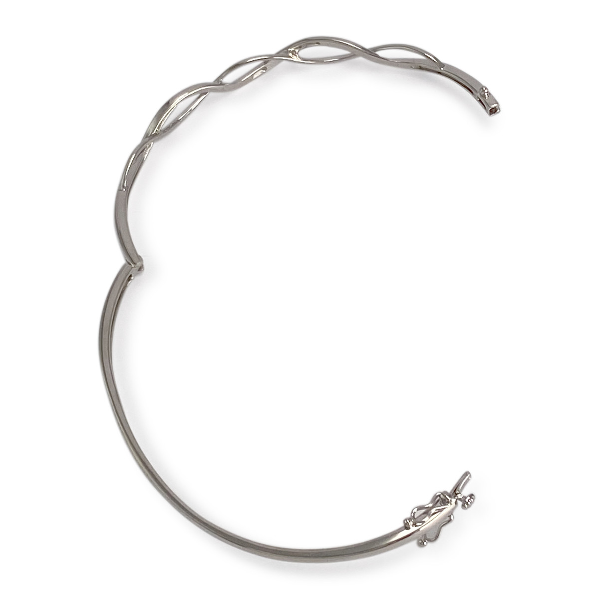 Bracelet d'occasion  or blanc 375 diamants - vue 4
