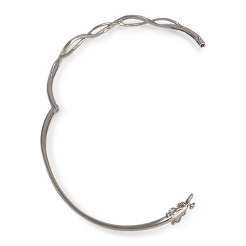 Bracelet d'occasion  or blanc 375 diamants