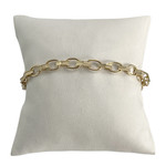 Bracelet d'occasion or 585 jaune maille fantaisie - vue 1