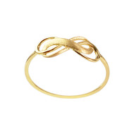 Bague d'occasion or 750 jaune signe infini