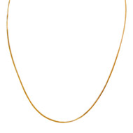 Chaîne d'occasion or 750 jaune maille gourmette