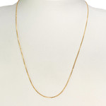 Chaîne d'occasion or 750 jaune maille forçat - vue 2