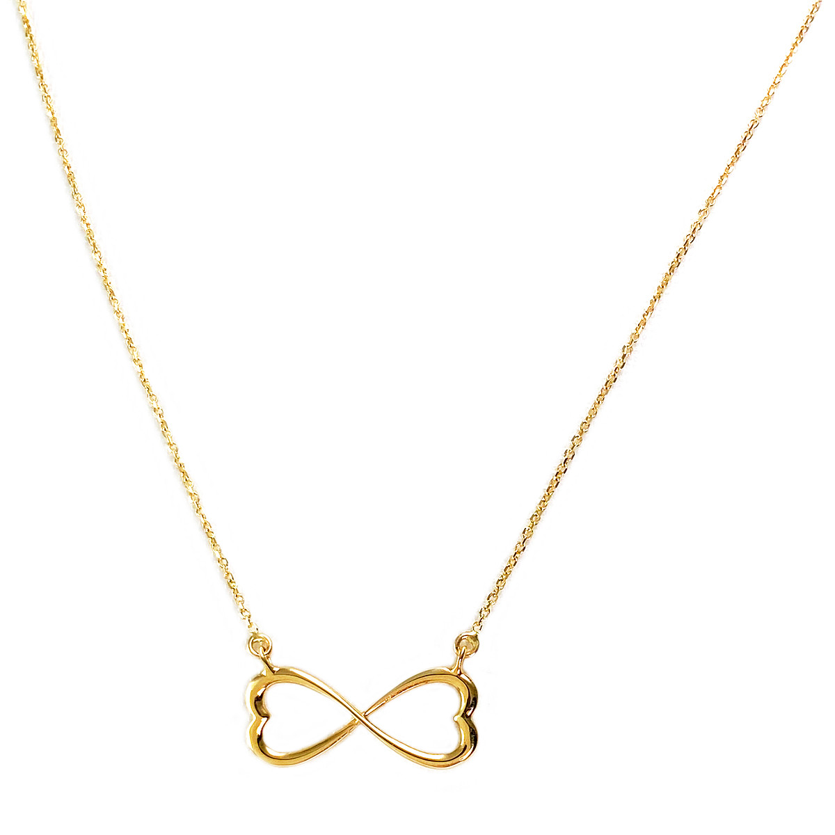 Collier d'occasion or 750 jaune infini maille forçat