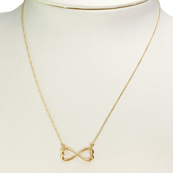 Collier d'occasion or 750 jaune infini maille forçat