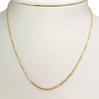 Chaîne d'occasion or 750 jaune maille forcat