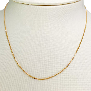 Chaîne d'occasion or 750 jaune maille gourmette