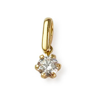 Pendentif d'occasion or 750 jaune diamant