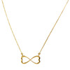 Collier d'occasion or 750 jaune infini maille forcat - vue V1