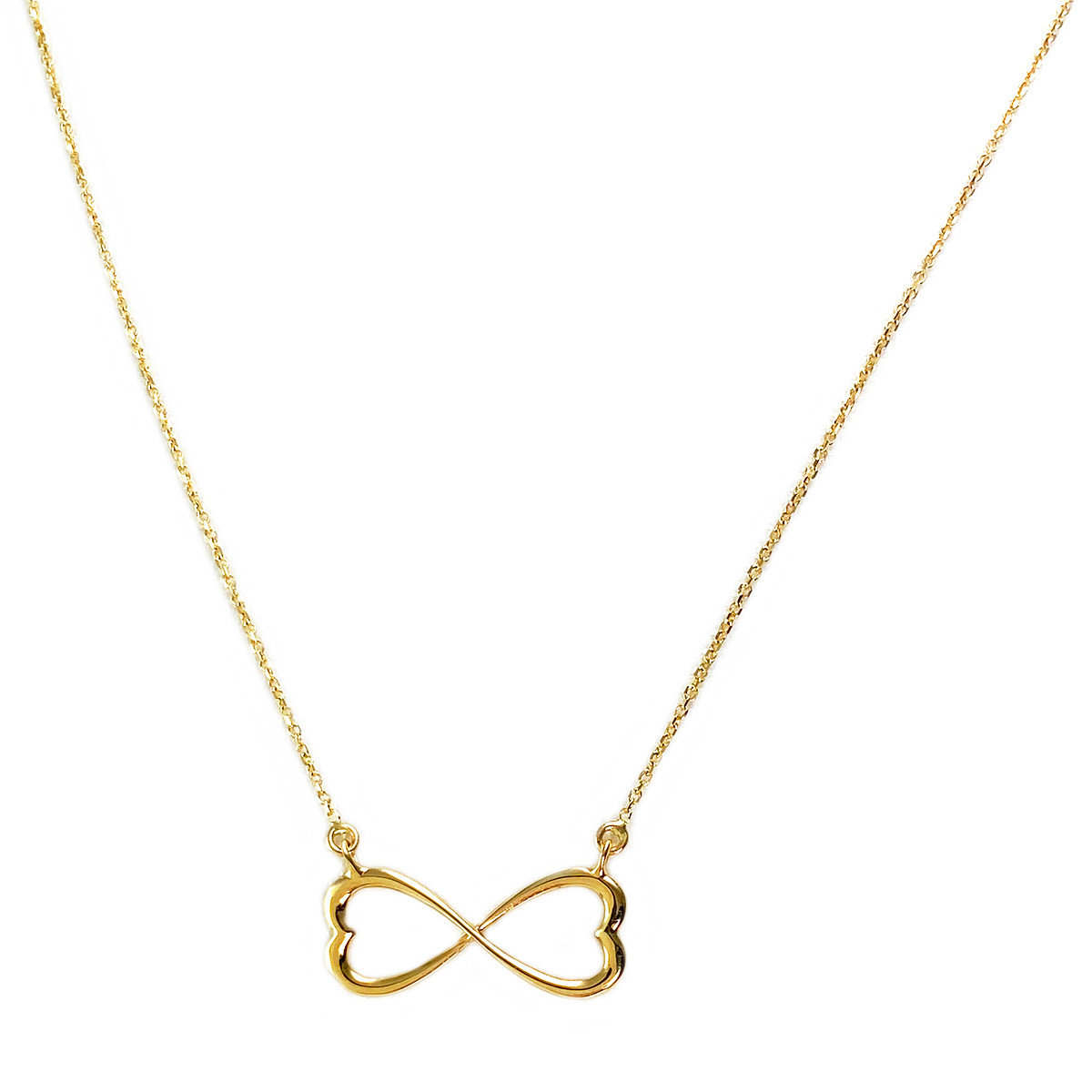 Collier d'occasion or 750 jaune infini maille forcat