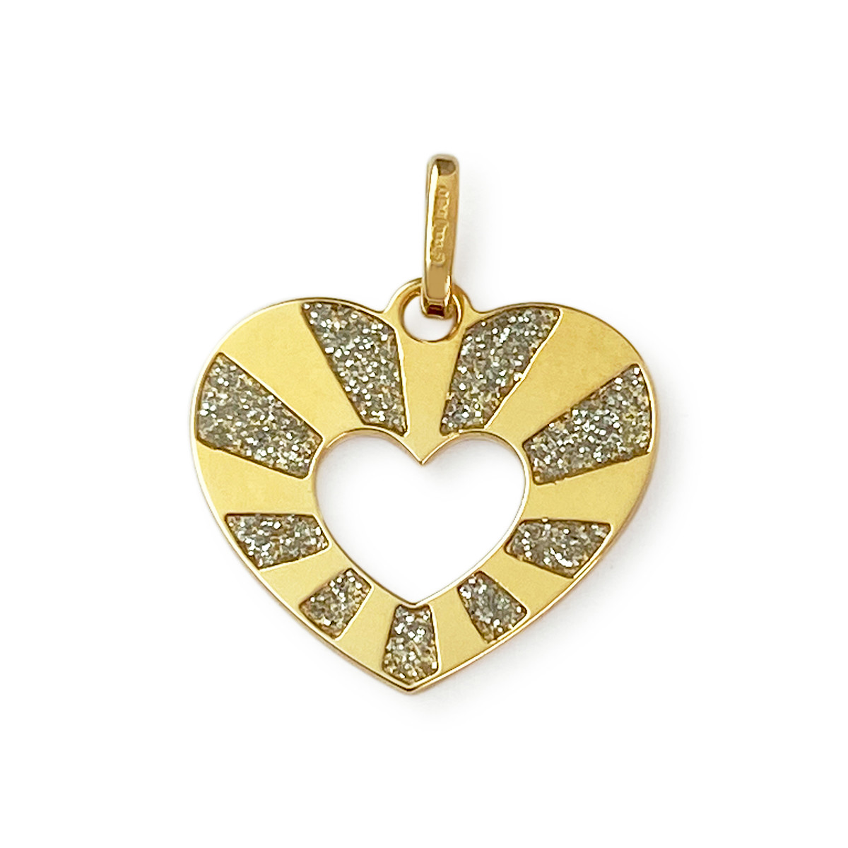 Pendentif d'occasion or 750 jaune coeur
