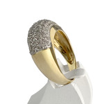 Bague d'occasion or 750 2 tons diamants - vue 2