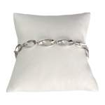 Bracelet d'occasion or 375 blanc maille fantaisie - vue 1