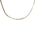 Bracelet d'occasion or 375 blanc maille fantaisie - vue 3