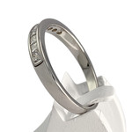 Bague d'occasion or 750 blanc diamant - vue 2