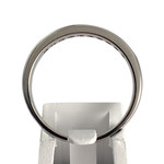 Bague d'occasion or 750 blanc diamant - vue 3