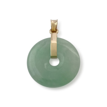 Pendentif d'occasion or 750 jaune jade
