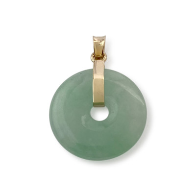 Pendentif d'occasion or 750 jaune jade - vue 1