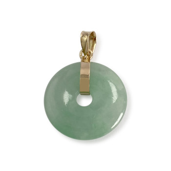 Pendentif d'occasion or 750 jaune jade