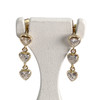 Boucles d'oreilles d'occasion or 750 jaunezirconias - vue V1