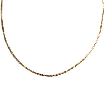 Secondhand gold chain 750 yellow chainmail 40 cm