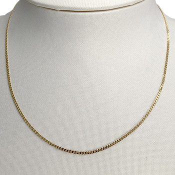 Secondhand gold chain 750 yellow chainmail 40 cm