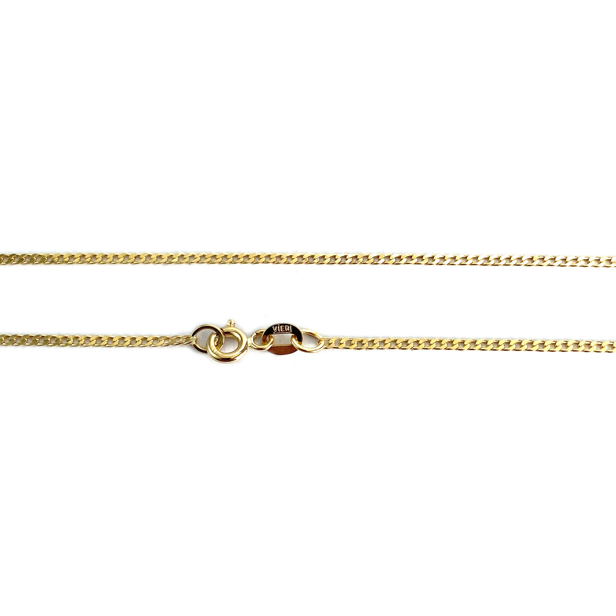 Secondhand gold chain 750 yellow gourmette mesh 40 cm - view 3