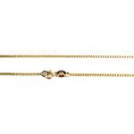 Secondhand gold chain 750 yellow gourmette mesh 40 cm - view 3