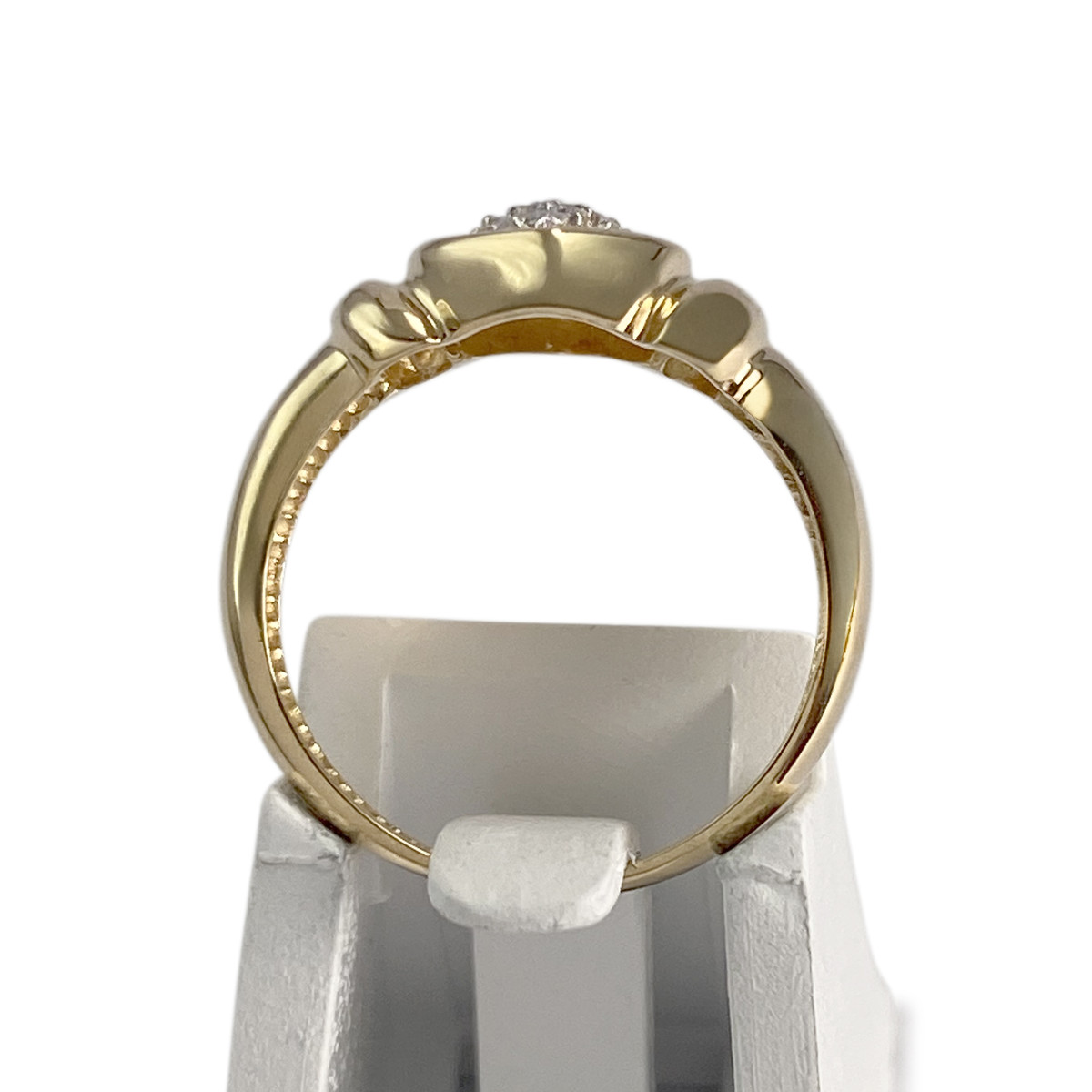 Bague d'occasion or 750 2 tons diamant - vue 3