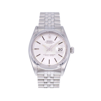 Montre d'occasion ROLEX DateJust homme mouvement automatique certifié (cosc) bracelet acier - vue 1