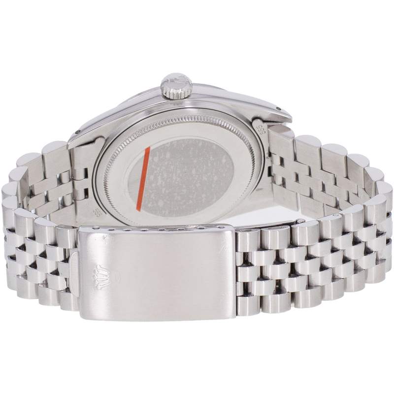 Montre d'occasion ROLEX DateJust homme mouvement automatique certifié (cosc) bracelet acier - vue 3
