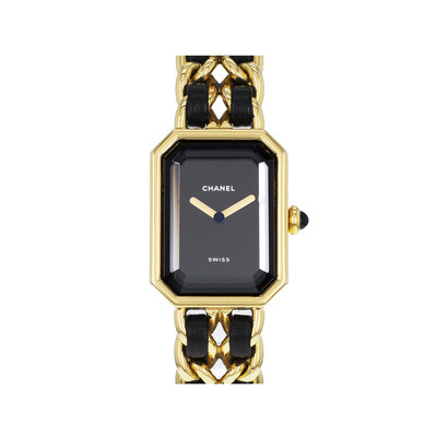 Montre d'occasion CHANEL Première femme quartz bracelet plaqué or - vue 1