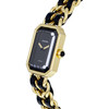 Montre d'occasion CHANEL Première femme quartz bracelet plaqué or - vue VD2