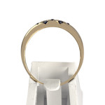 Bague d'occasion or 750 jaune saphir - vue 3
