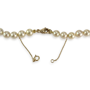 Collier d'occasion or 750 jaune perle de culture