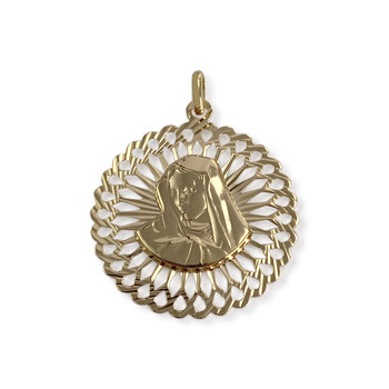 Tweedehands hanger in 750 geel goud