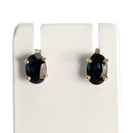 Boucles d'oreilles d'occasion or 750 jaune saphir - vue 1